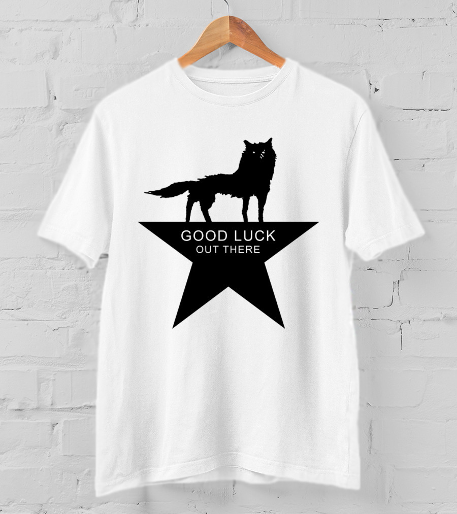 Fantastic Mr. Fox Good Luck Out There Silhouette Star T-Shirt