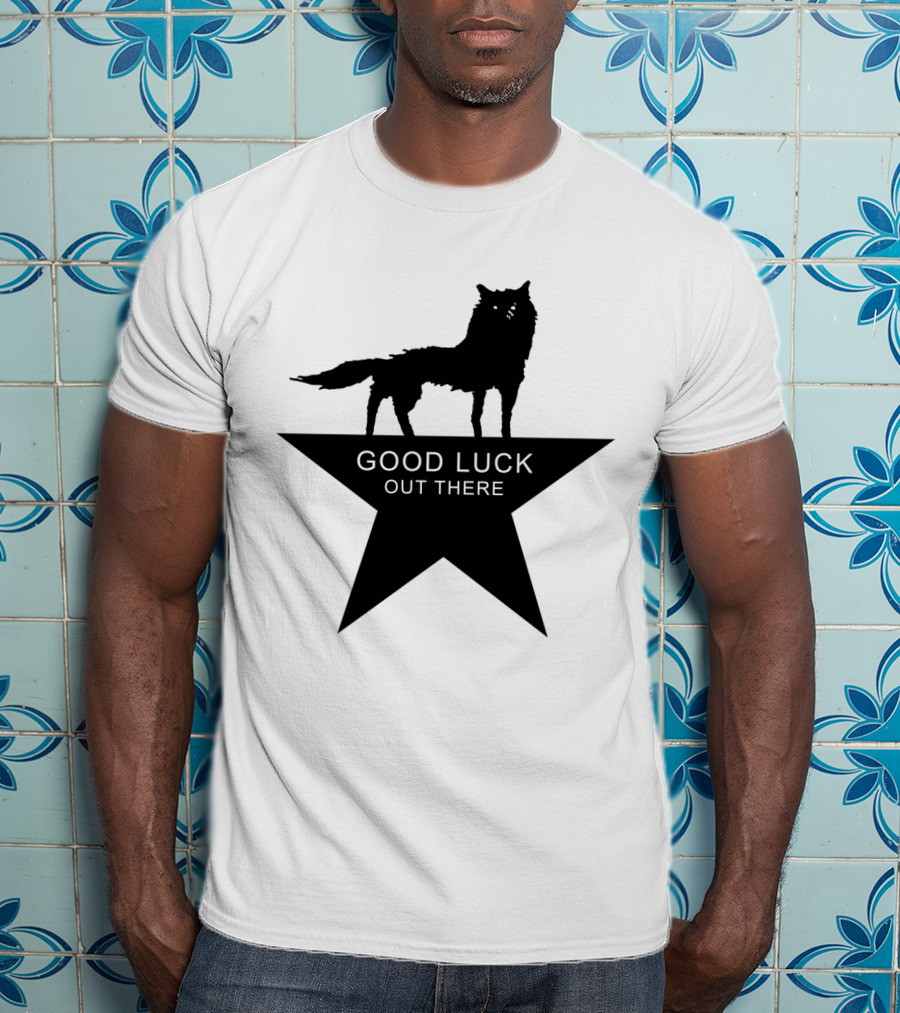 Fantastic Mr. Fox Good Luck Out There Silhouette Star T-Shirt