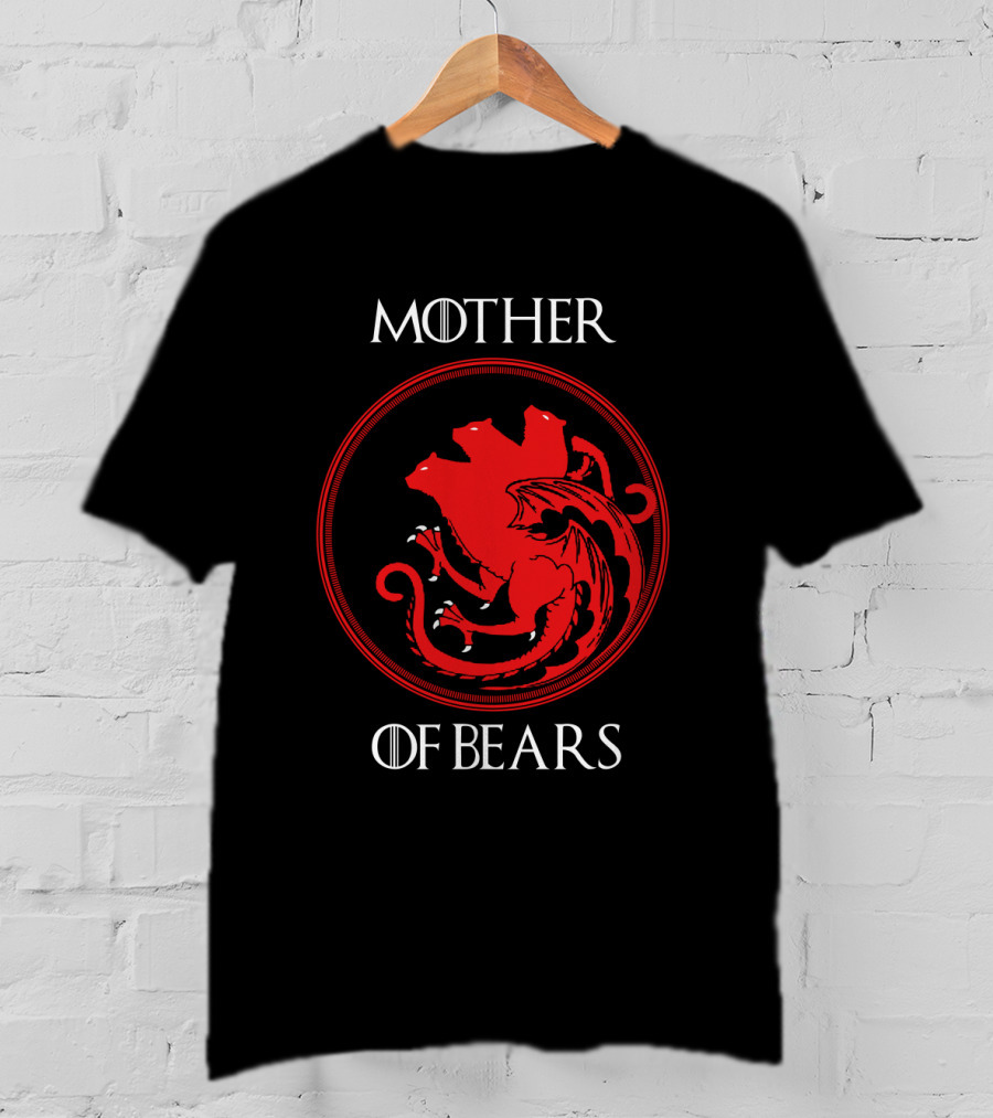 Mother Of Bears Three-Headed Serpent Emblem T-Shirt
