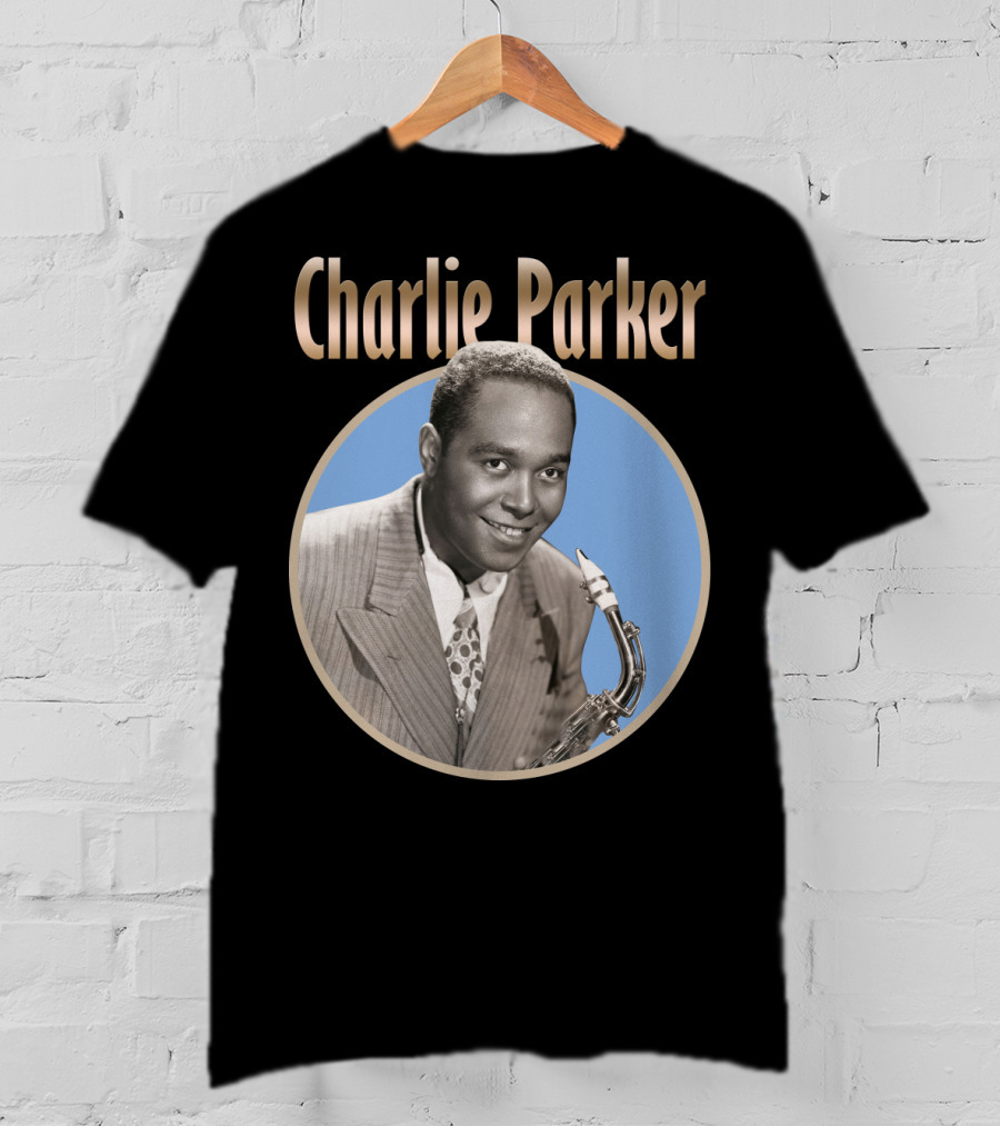 Charlie Parker Jazz Saxophone Legend Vintage T-Shirt