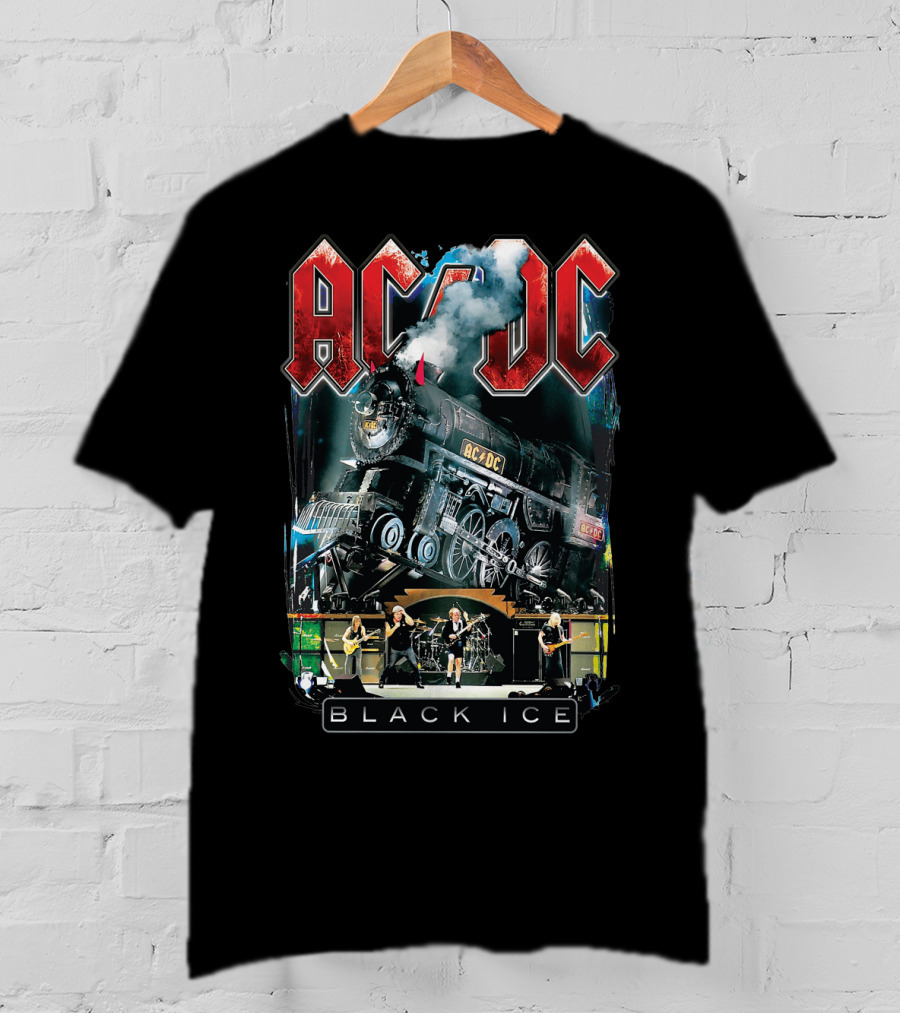 AC/DC Black Ice Train And Live Performance T-Shirt