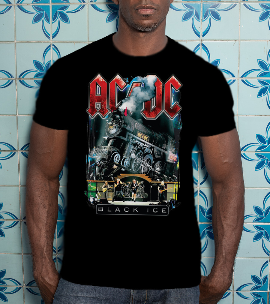 AC/DC Black Ice Train And Live Performance T-Shirt