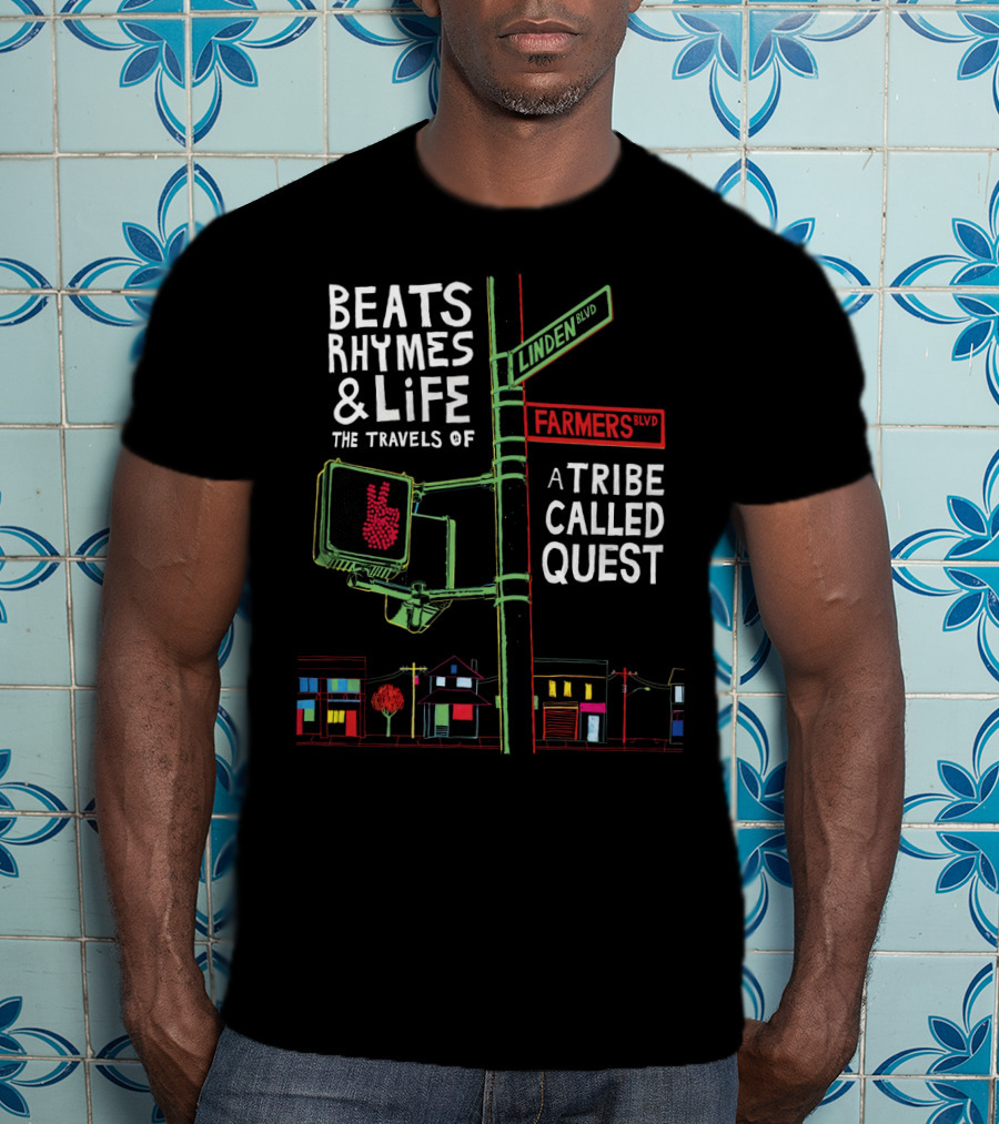 Beats Rhymes And Life The Travels Of A Tribe Called Quest Linden Blvd Farmers Blvd T-Shirt