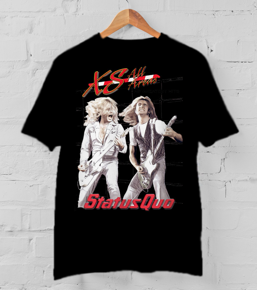 XS All Areas The Greatest Hits Status Quo T-Shirt
