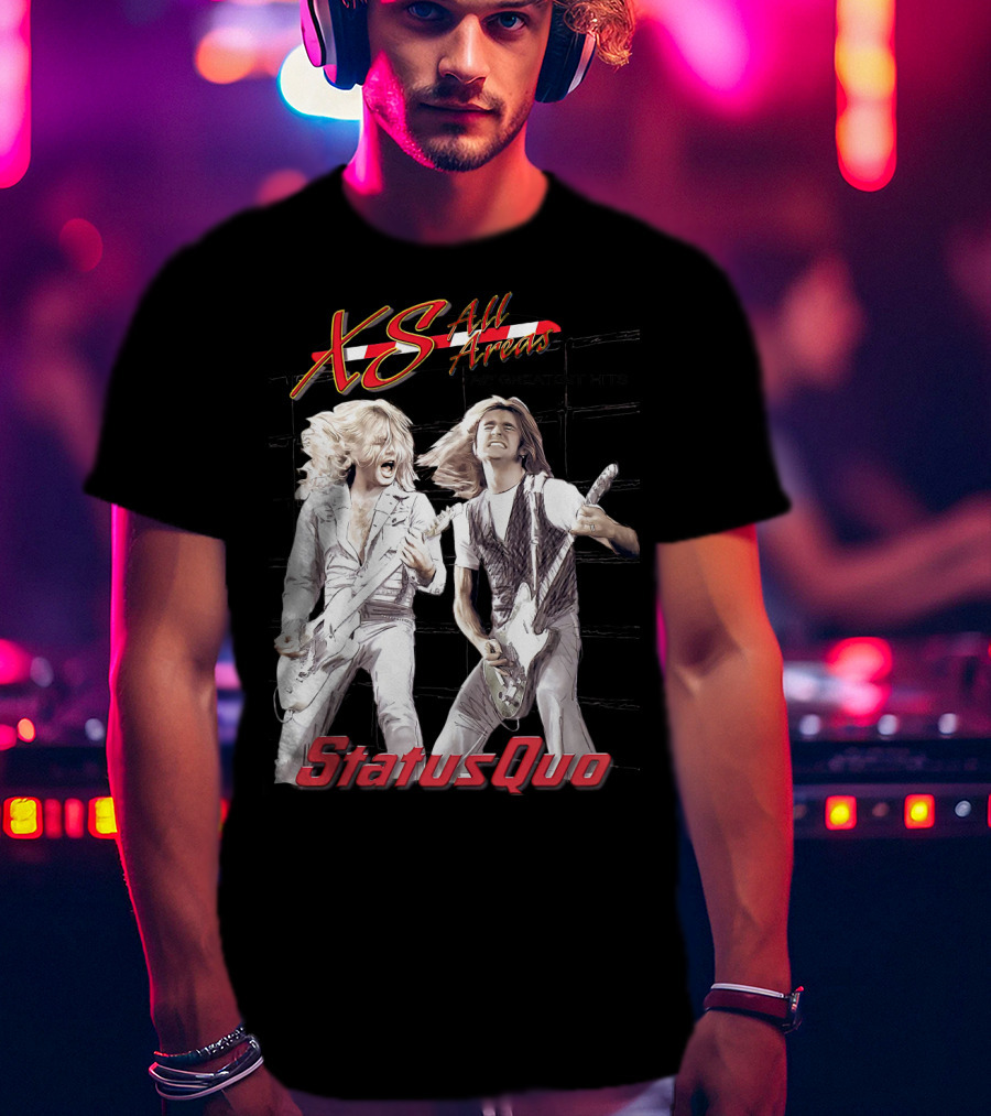 XS All Areas The Greatest Hits Status Quo T-Shirt