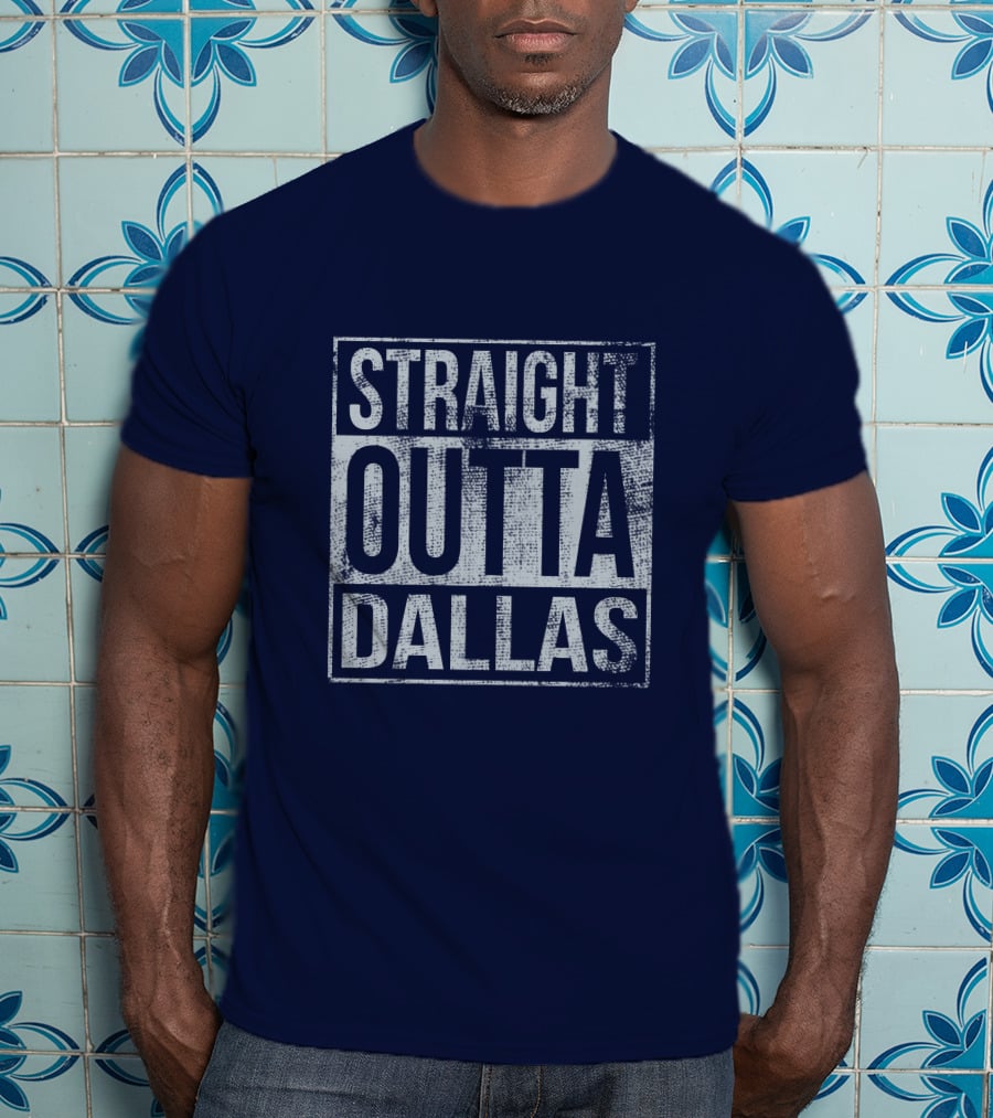 Straight Outta Dallas Retro Urban T-Shirt