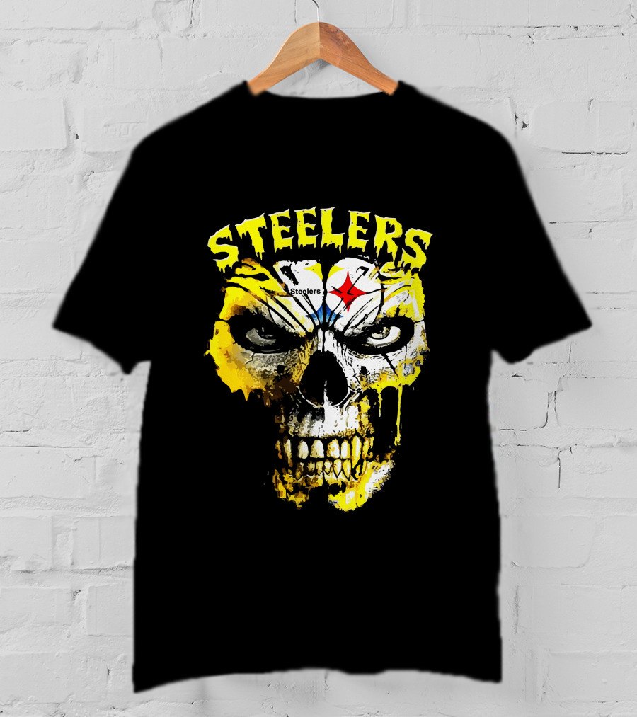 Steelers Skull Fan Icon T-Shirt