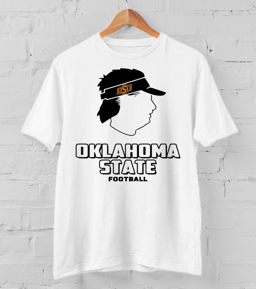 Oklahoma State OSU Head Visor Football T-Shirt
