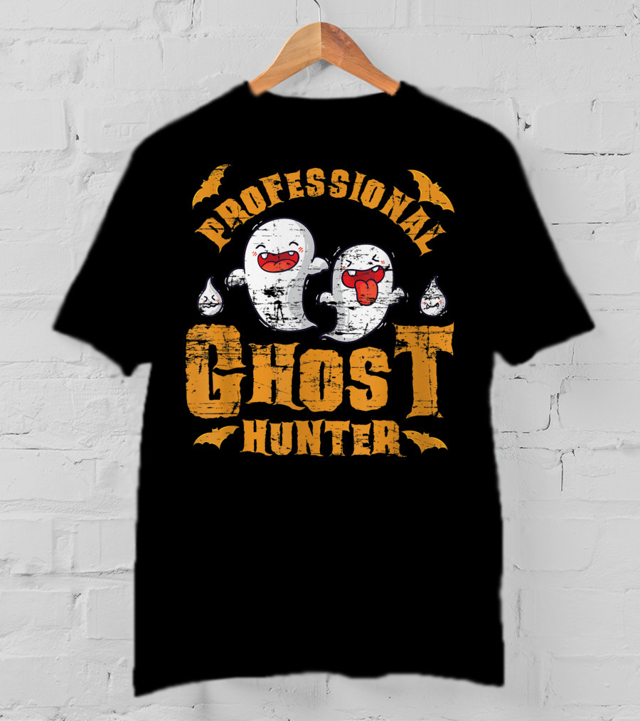Professional Ghost Hunter Funny Spooky T-Shirt