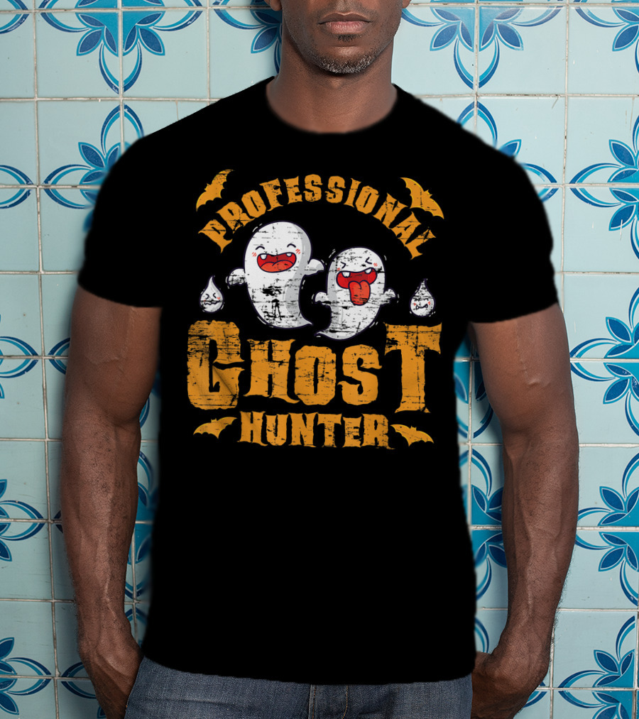 Professional Ghost Hunter Funny Spooky T-Shirt