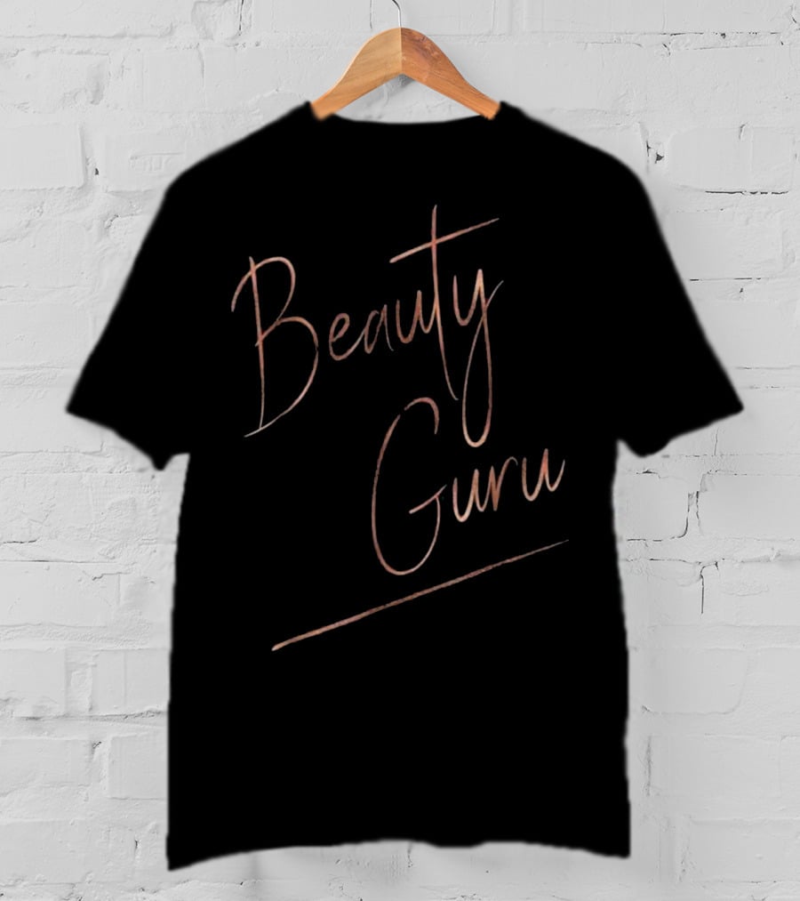 Beauty Guru Rose Gold Makeup Aesthetic T-Shirt