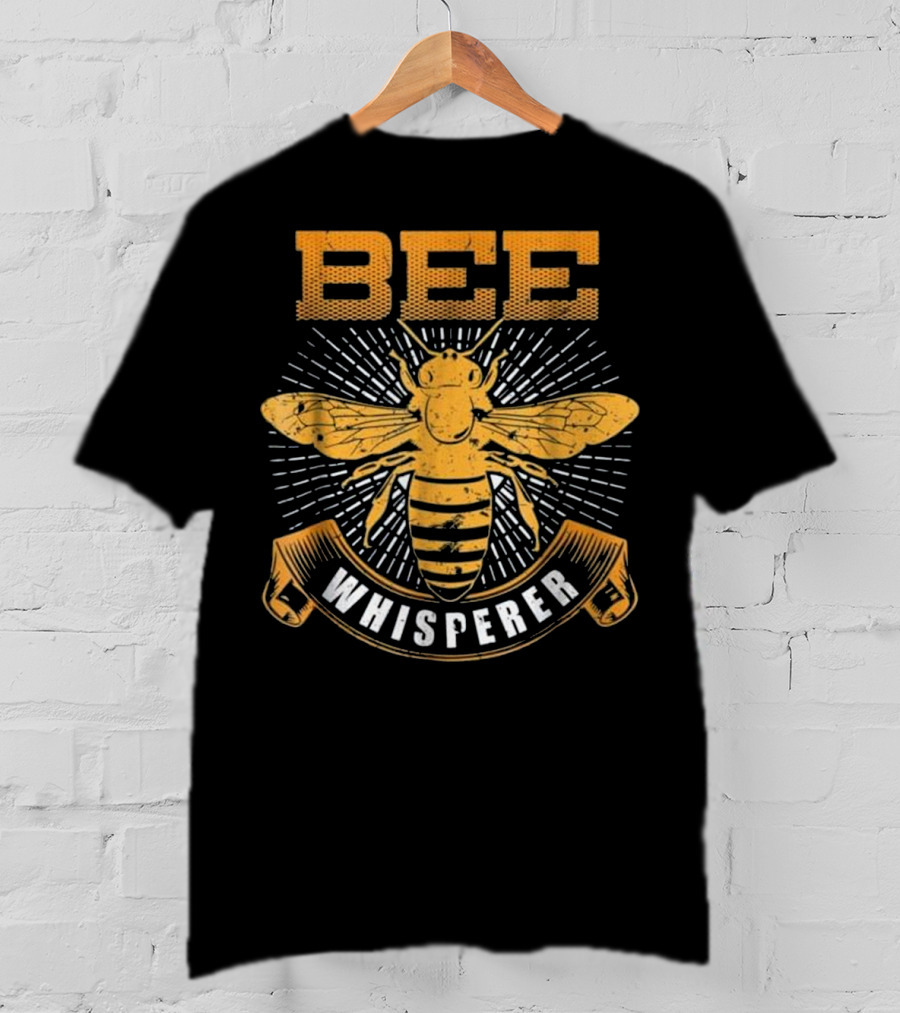 Bee Whisperer Beekeeper Honey Farmer Expert Beekeeping Enthusiast T-Shirt