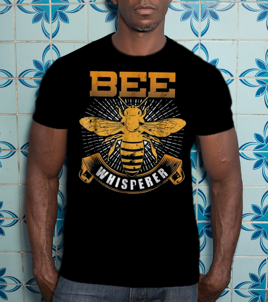Bee Whisperer Beekeeper Honey Farmer Expert Beekeeping Enthusiast T-Shirt