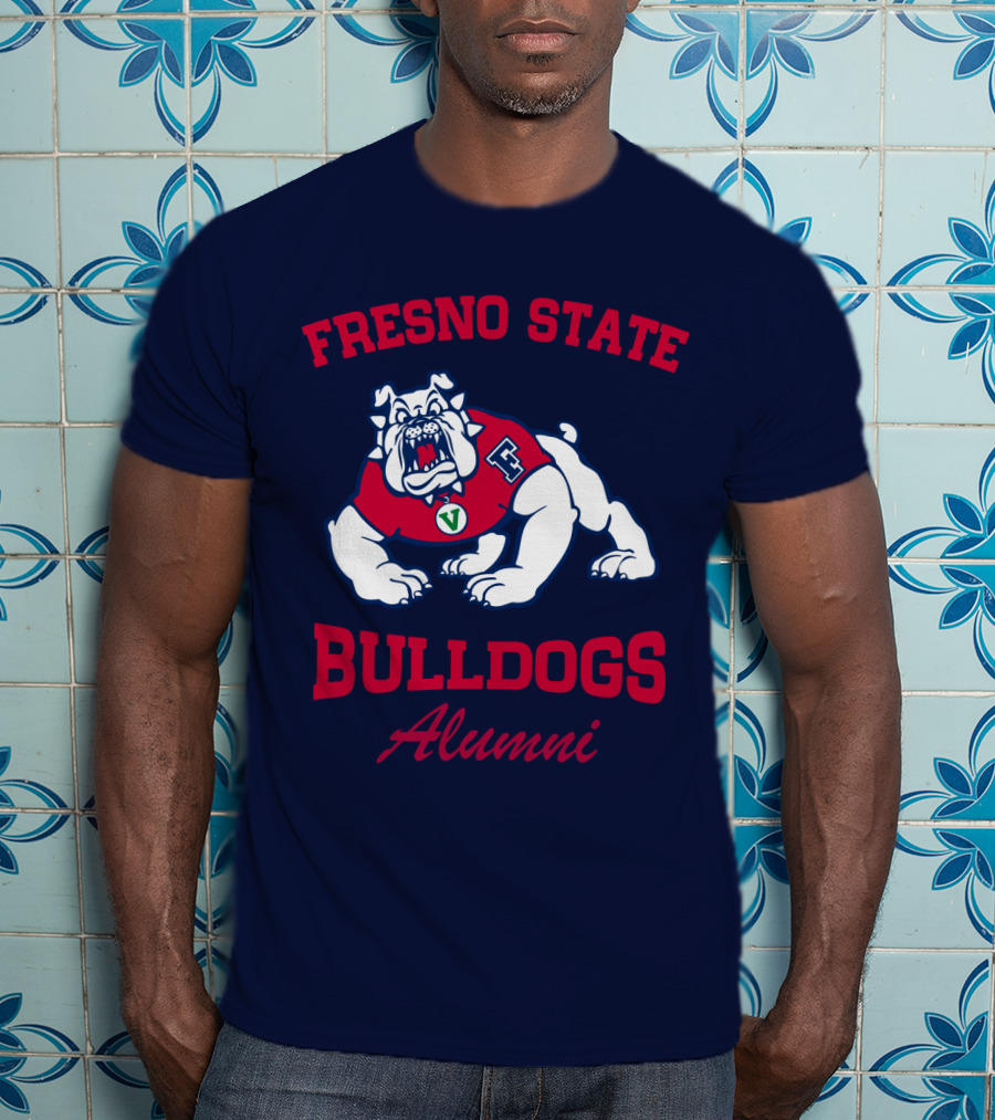 Fresno State Bulldogs Alumni Bulldog Mascot T-Shirt