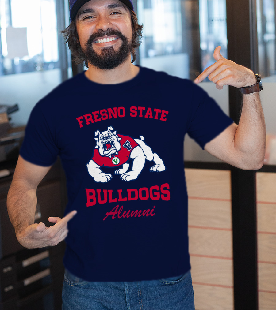 Fresno State Bulldogs Alumni Bulldog Mascot T-Shirt
