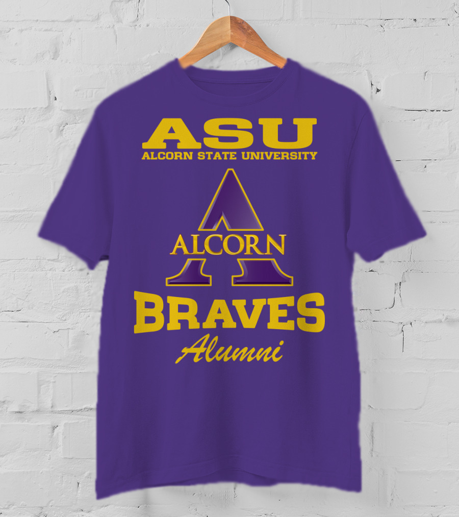 ASU Alcorn State University Braves Alumni T-Shirt