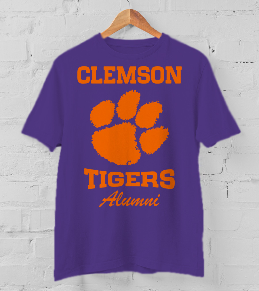 Clemson Tigers Alumni Paw Prints T-Shirt
