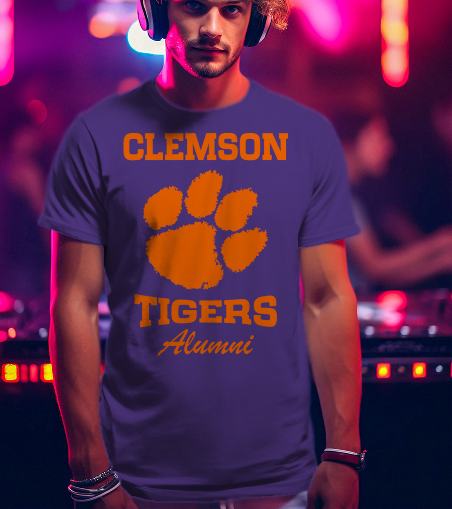 Clemson Tigers Alumni Paw Prints T-Shirt