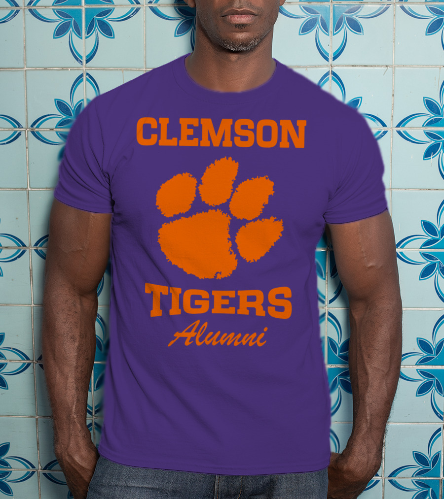 Clemson Tigers Alumni Paw Prints T-Shirt