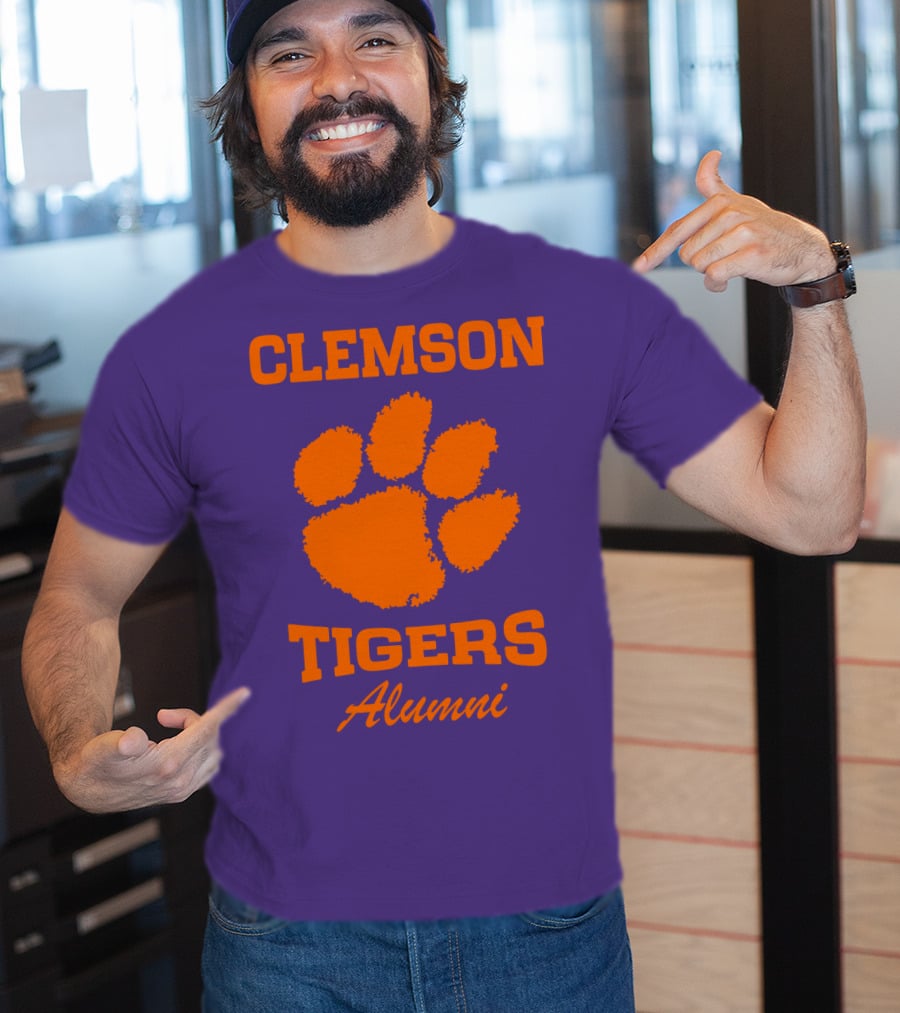 Clemson Tigers Alumni Paw Prints T-Shirt