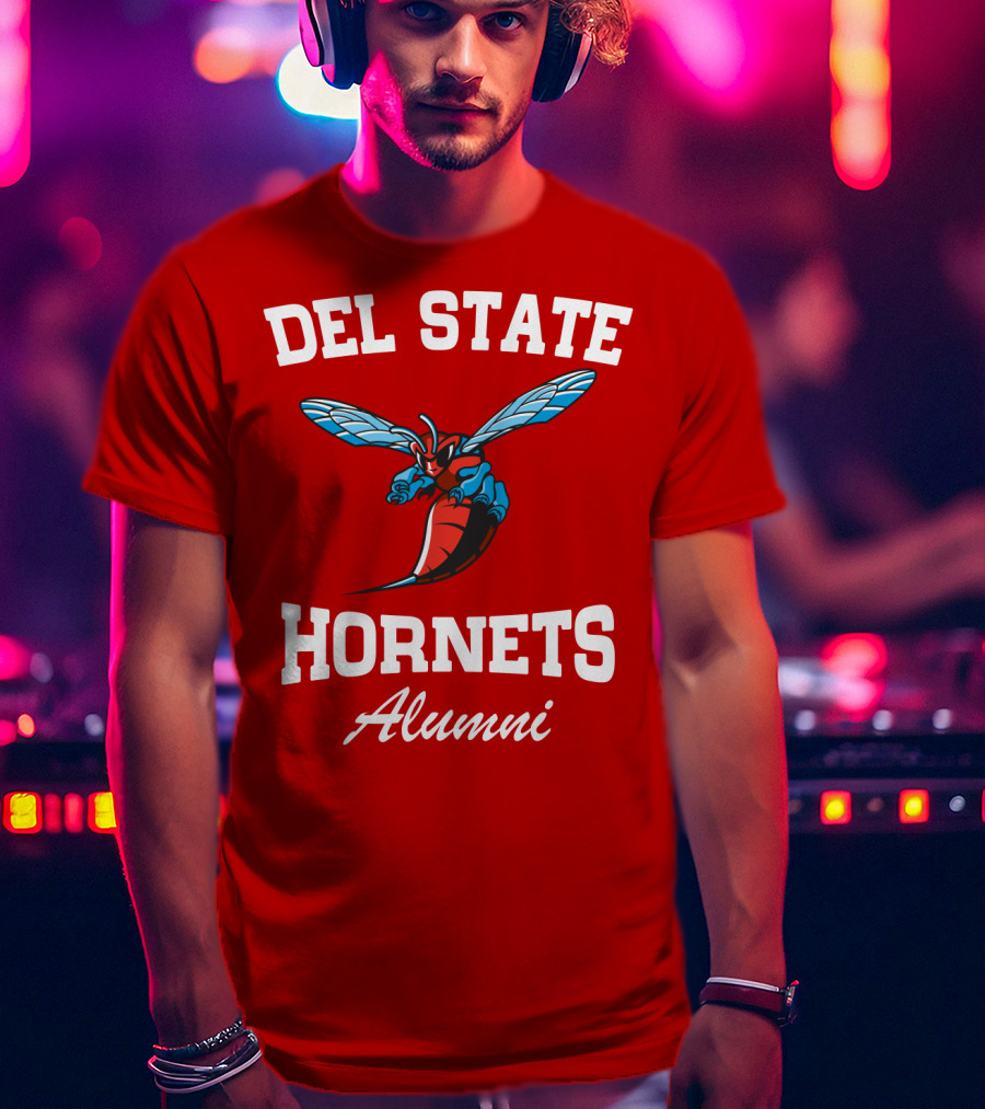 Del State Hornets Alumni T-Shirt
