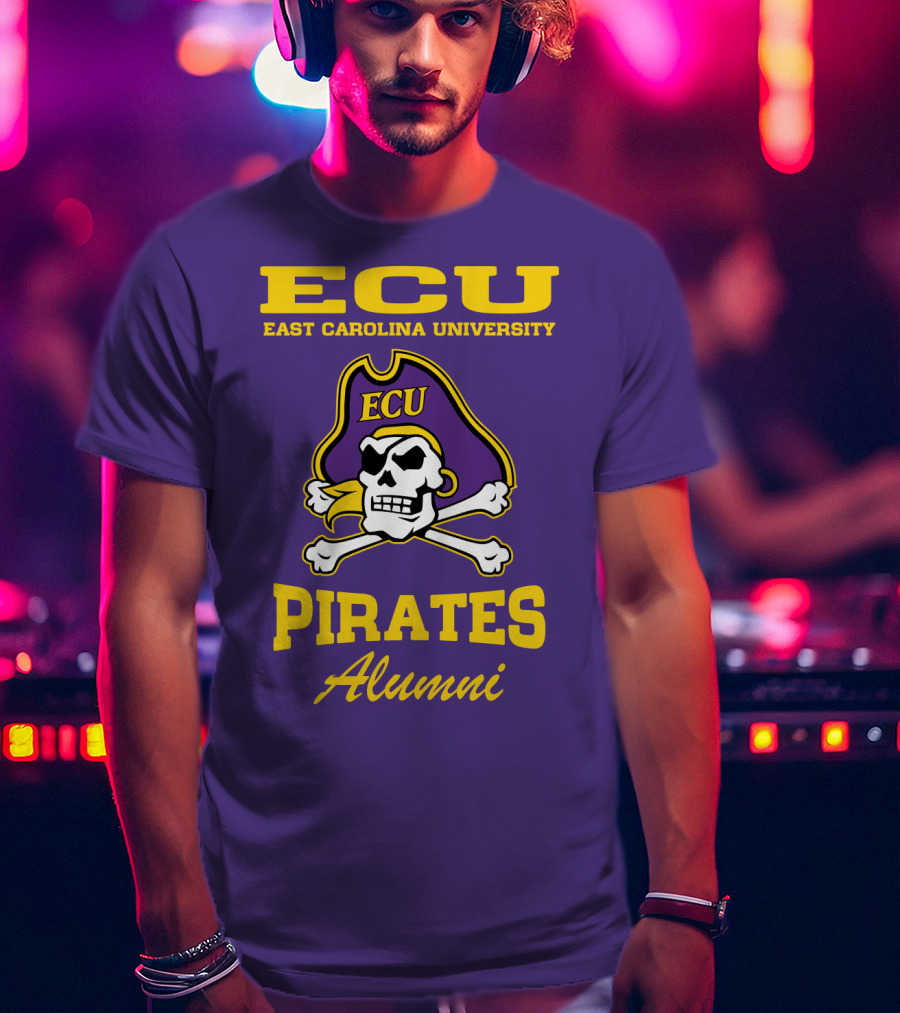 ECU East Carolina University Pirates Alumni T-Shirt