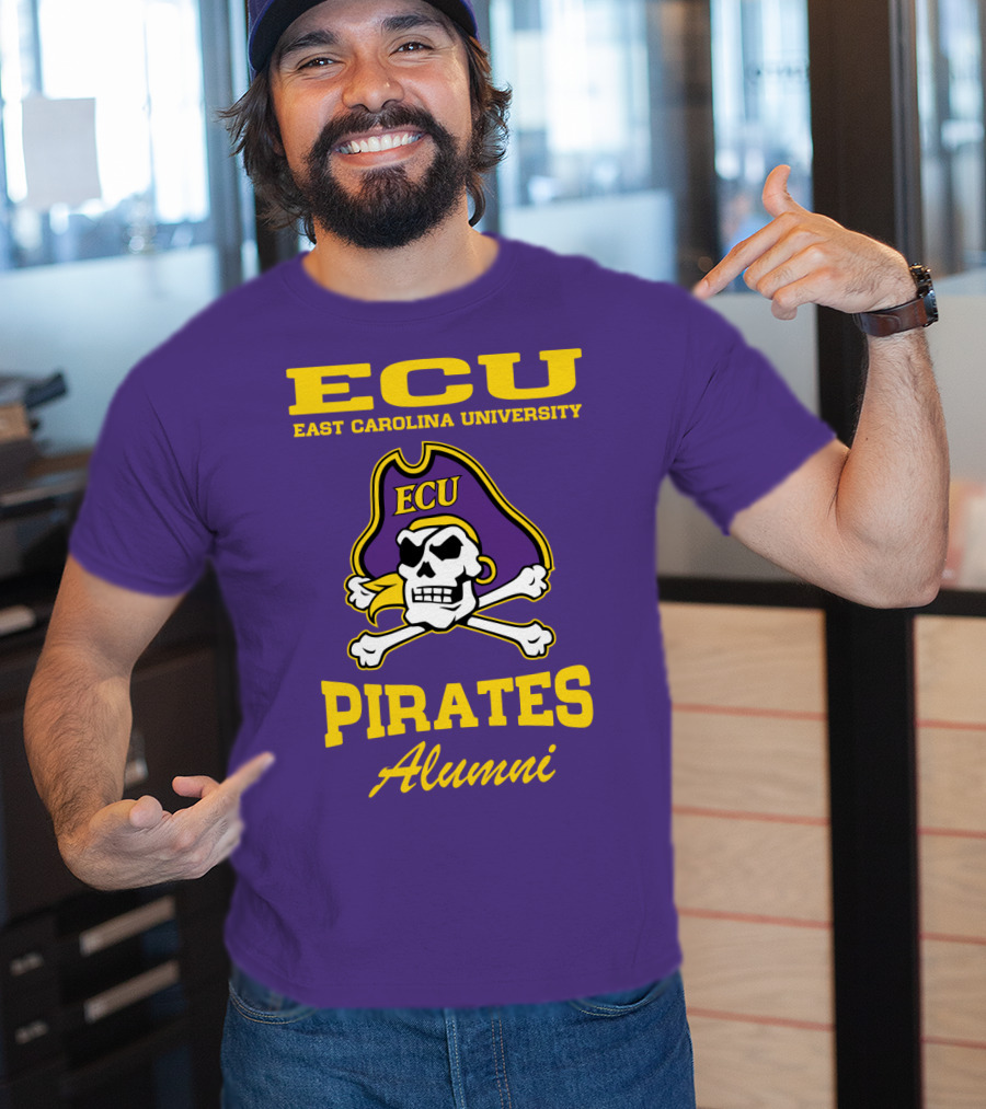 ECU East Carolina University Pirates Alumni T-Shirt