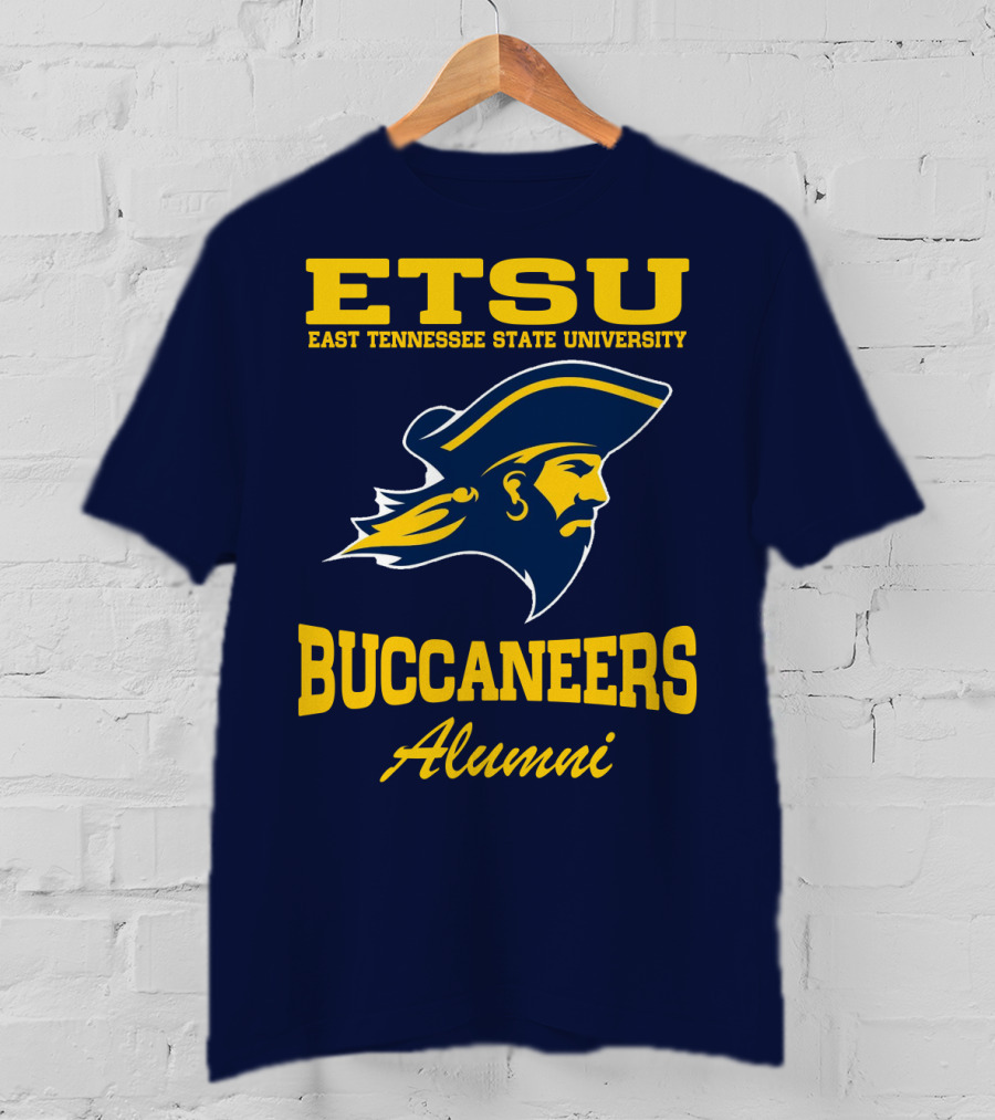 ETSU East Tennessee State University Buccaneers Alumni T-Shirt