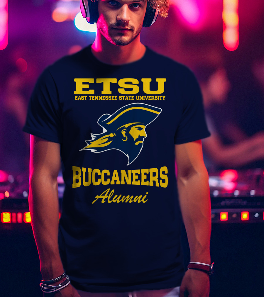 ETSU East Tennessee State University Buccaneers Alumni T-Shirt