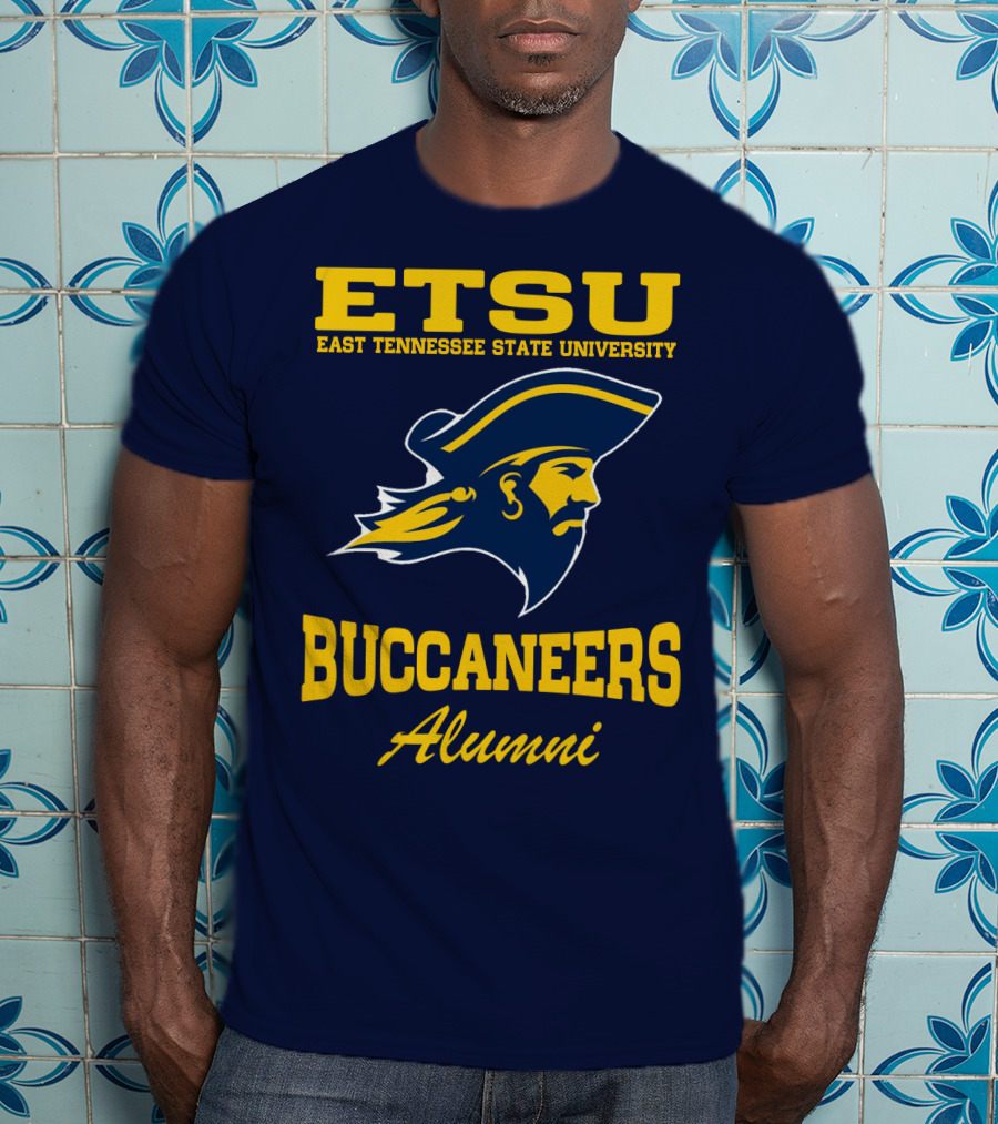 ETSU East Tennessee State University Buccaneers Alumni T-Shirt