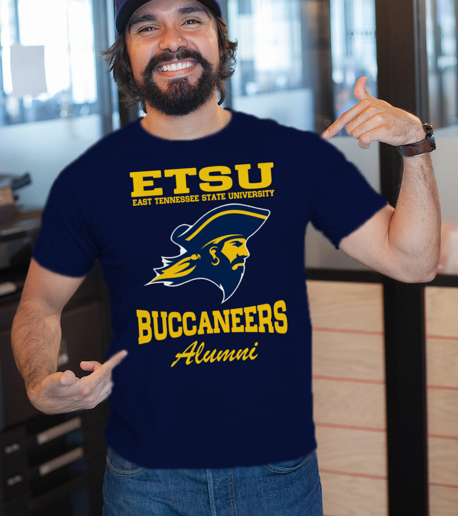 ETSU East Tennessee State University Buccaneers Alumni T-Shirt