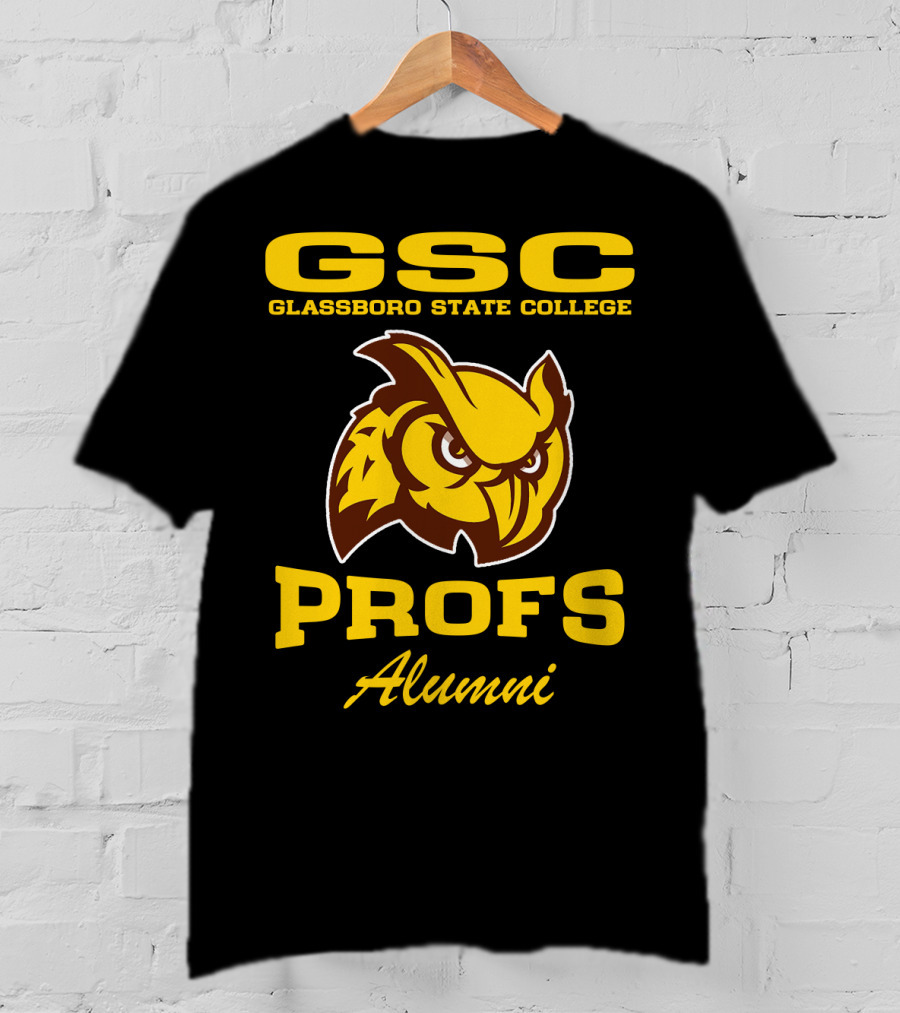GSC Glassboro State College Profs Alumni Owl T-Shirt
