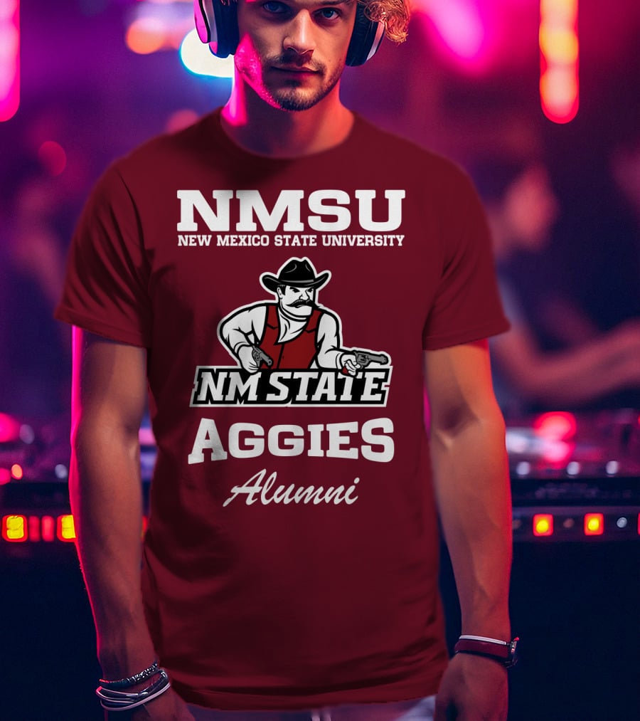 NMSU New Mexico State University NM State Aggies Alumni T-Shirt