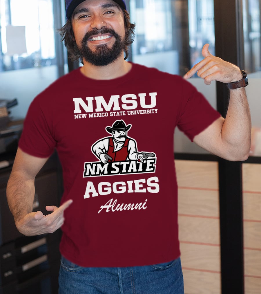 NMSU New Mexico State University NM State Aggies Alumni T-Shirt