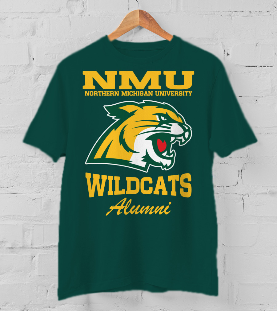 NMU Northern Michigan University Wildcats Alumni T-Shirt