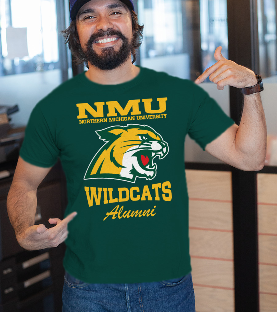 NMU Northern Michigan University Wildcats Alumni T-Shirt