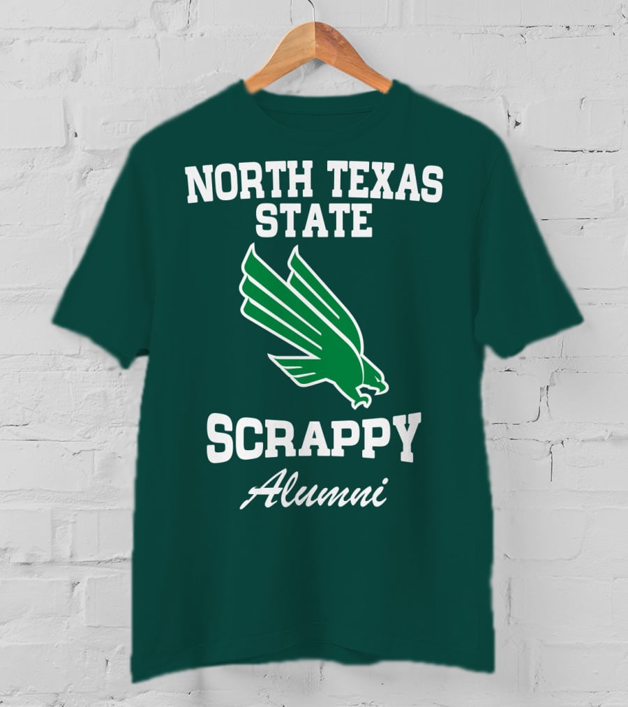 North Texas State Scrappy Alumni T-Shirt
