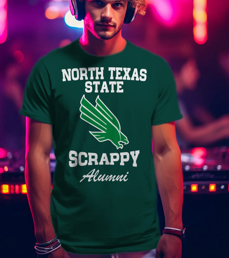 North Texas State Scrappy Alumni T-Shirt
