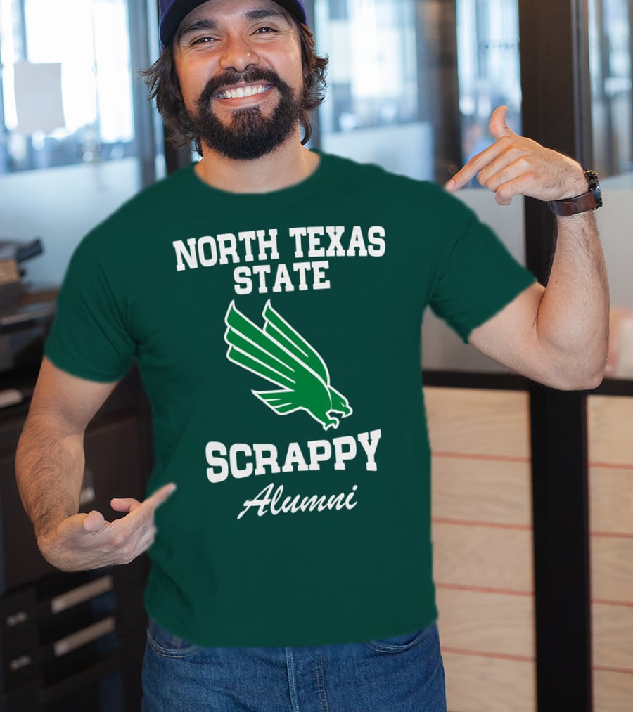 North Texas State Scrappy Alumni T-Shirt