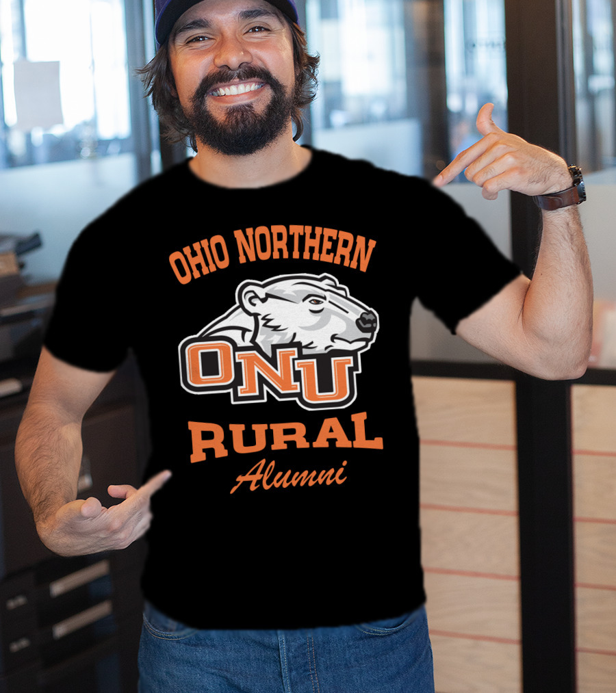 Ohio Northern ONU Rural Alumni Polar Bear T-Shirt