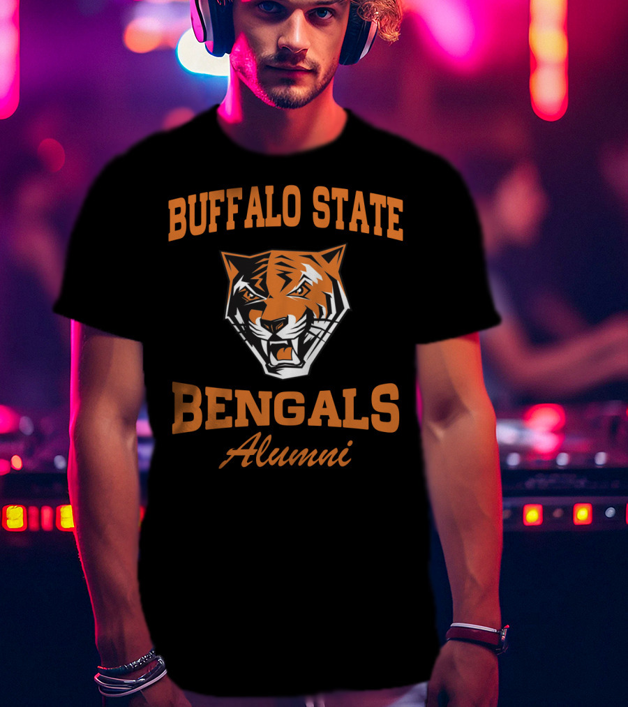 Buffalo State Bengals Alumni Tiger Mascot T-Shirt