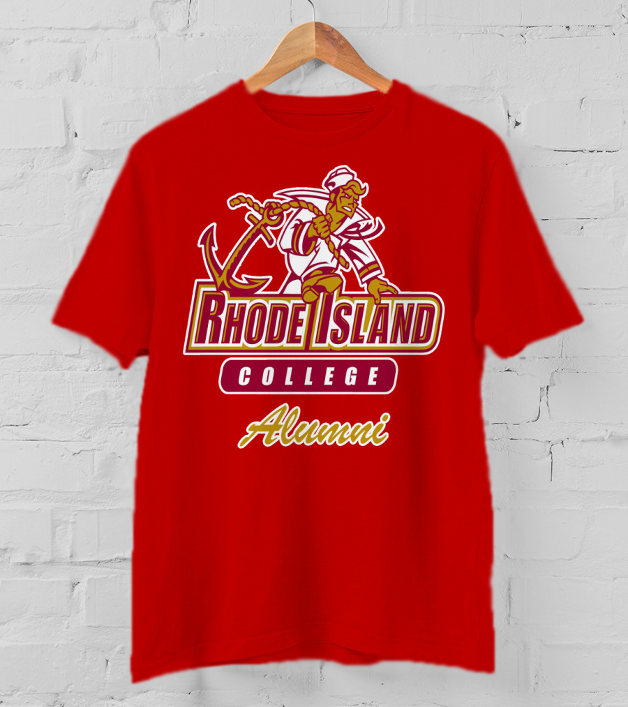 Rhode Island College Alumni Anchor Sailor T-Shirt