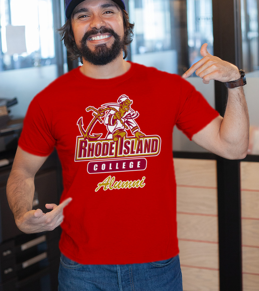 Rhode Island College Alumni Anchor Sailor T-Shirt