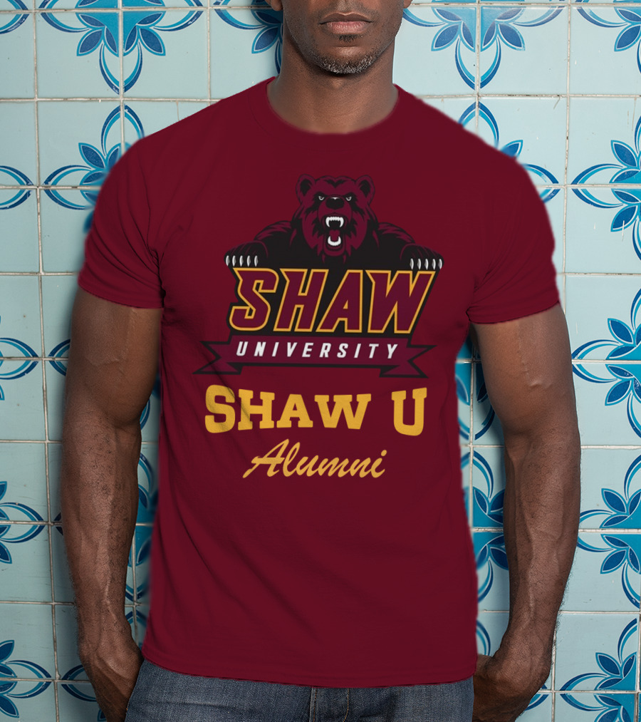 Shaw University Bear Shaw U Alumni T-Shirt
