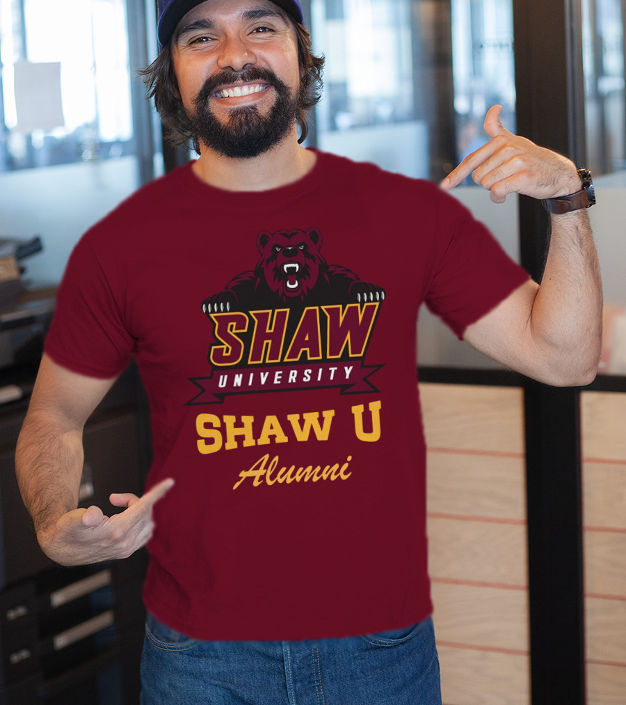 Shaw University Bear Shaw U Alumni T-Shirt