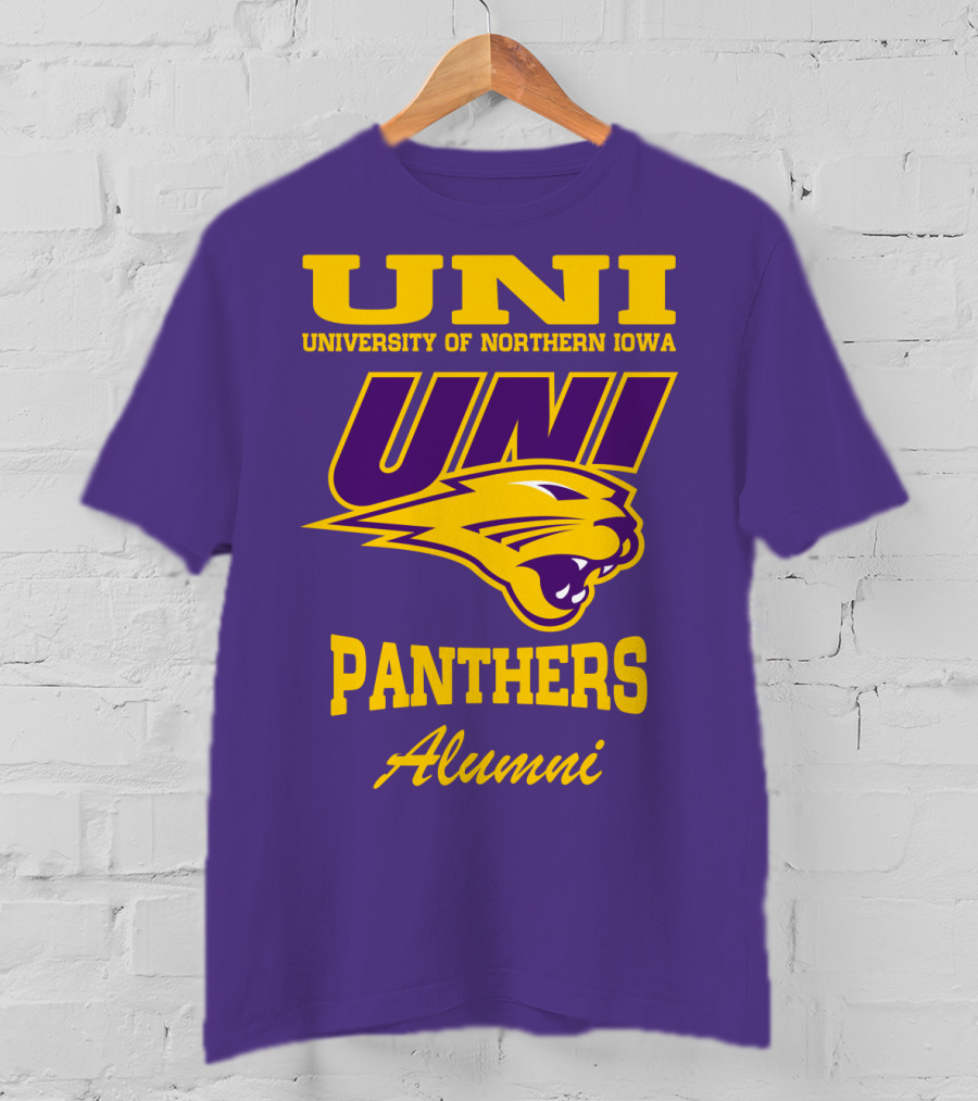 UNI University Of Northern Iowa Panthers Alumni T-Shirt