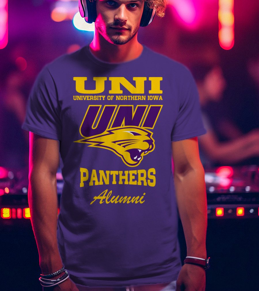 UNI University Of Northern Iowa Panthers Alumni T-Shirt