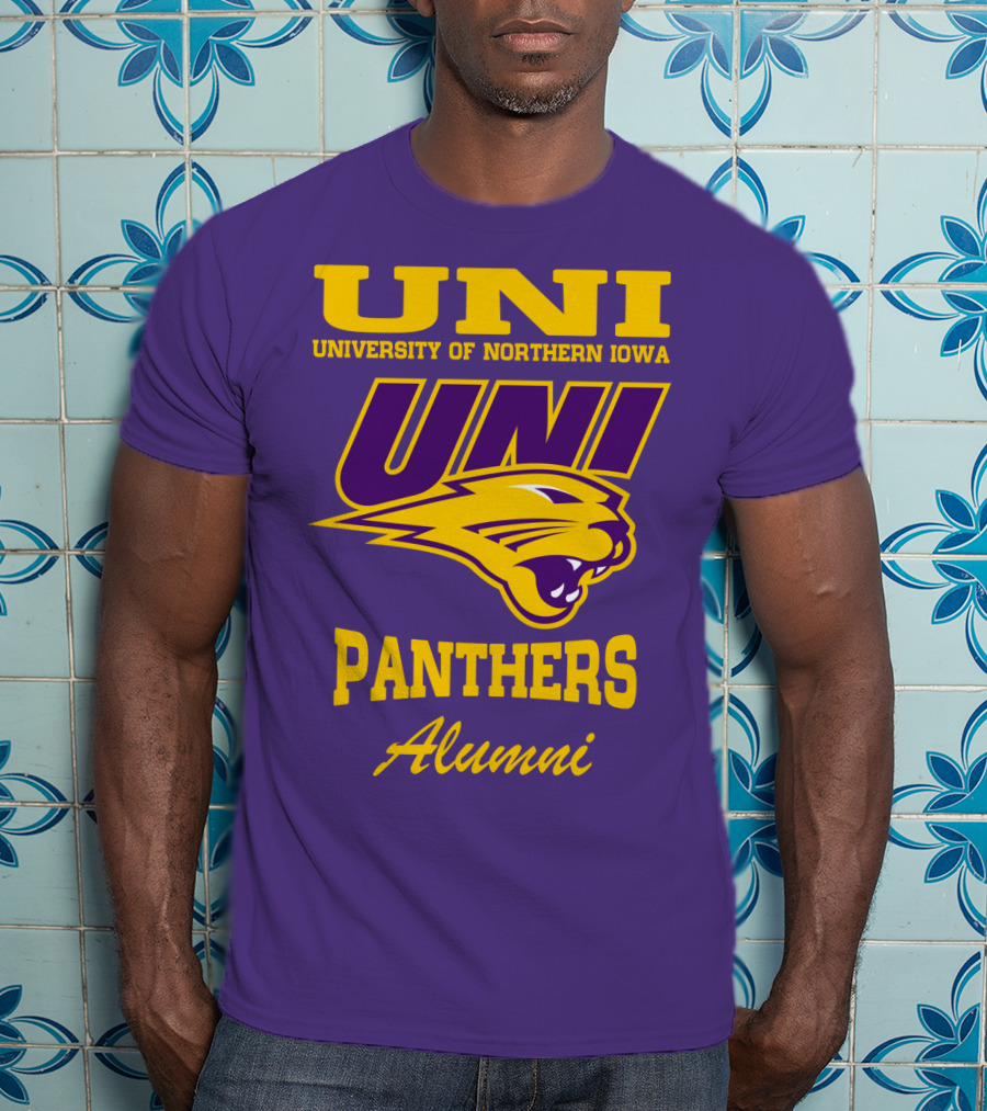 UNI University Of Northern Iowa Panthers Alumni T-Shirt