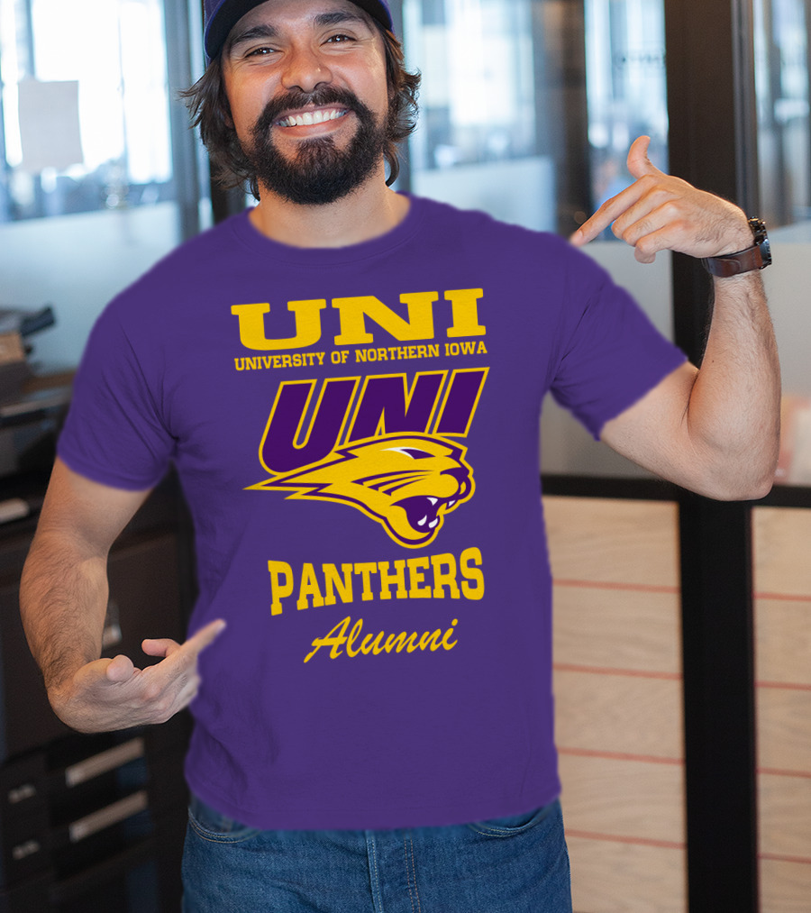 UNI University Of Northern Iowa Panthers Alumni T-Shirt