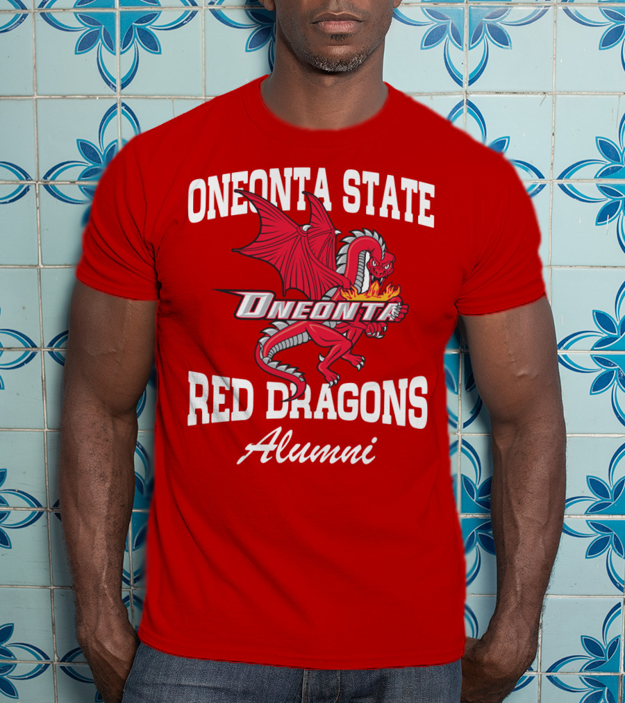 Oneonta State Red Dragons Alumni T-Shirt